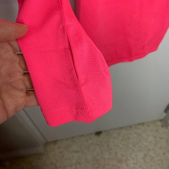NWT NEON PINK BODYCON MINI DRESS - Picture 3 of 8